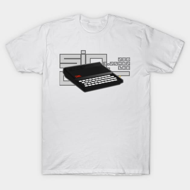 sinclair zx81 T-Shirt by vhzc